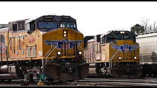 Railfanning UP In Coffeeville Kansas [upl. by Hamehseer]