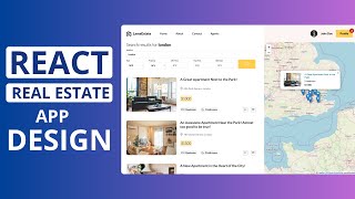 React Real Estate App UI Design Tutorial for Beginners [upl. by Christianson]