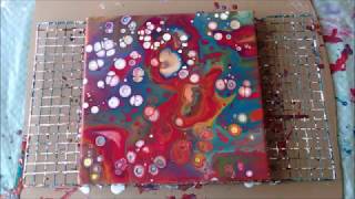 11 Pouring Acrylic Golden Fluid Acrylics  GAC 800 and Floetrol [upl. by Ahsia]