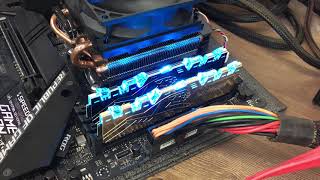 Apacer PANTHER RAGE DDR4 RGB 8GB DDR42666MHz GOLD  BLACK test [upl. by Moll]