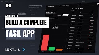 Build an Advanced and Modern Task APP  Nextjs Prisma Tailwindcss [upl. by Weinstock]