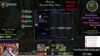 PoteenOBowen playing LOTRO BIRD WATCHING and changes to LOREMASTER [upl. by Neira215]