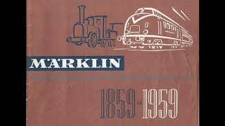 Märklin Katalog von 1959 [upl. by Plerre]