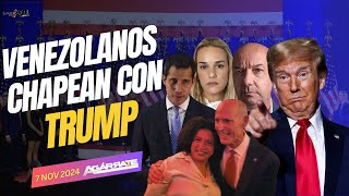 VENEZOLANOS CHAPEAN CON DONALD TRUMP [upl. by Meerak183]