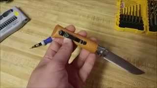 Opinel No 8 Pocket Clip Install [upl. by Jarrod]