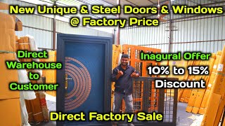 10 கடை பார்த்திட்டு நம்ம கடைக்கு வாங்க steeldoors windows தயாரிப்பு விலைக்கு 15 Discount [upl. by Aneert]