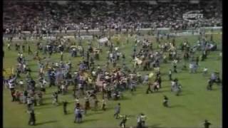 England 12 Scotland International 1977 Wembley pitch invasion [upl. by Ximenes628]