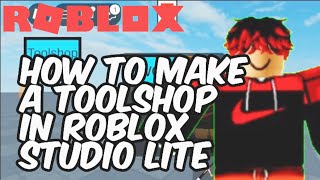 how to make a tool shop in Roblox studio lite subscribe [upl. by Neelhtakyram]