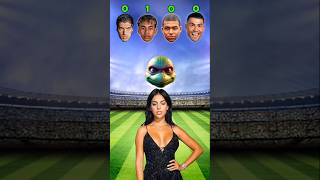 Ronaldo vs Mbappé vs Lamine Yamal vs Suarez  Georgina Asks 🤩⚽ [upl. by Nottus]