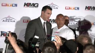 Klitschko vs Leapai PK 1819  Stare Down  Arena Oberhausen 11022014  TVNEWSonTourde [upl. by Hudis642]