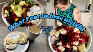 What I eat in a day on Slimming World  Weight loss vlog [upl. by Esahc933]