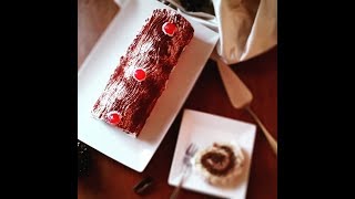 Black forest🌲🍓 rolled cake 🏞️ كعكة ملفوفة بالشوكولا ،🍰😍😍 [upl. by Massarelli]