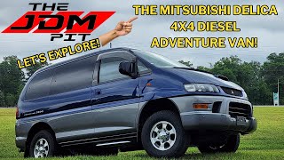 Lets Explore Test Drive and Review this Mitsubishi DelicaL400 Diesel 4x4 Adventure Van [upl. by Llevra]