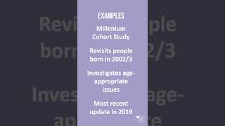 Longitudinal Studies  60 Second Sociology [upl. by Ahsenyt]