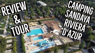 Camping Sandaya Riviera DAzur Review amp Tour [upl. by Stichter911]