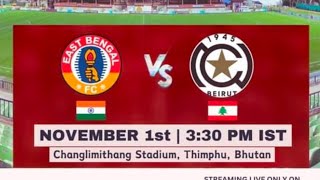 AFC CHALLENGE LEAGUE। EAST BENGAL FC VS NEJMEH SC। 2ND HALF HIGHLIGHTS। [upl. by Kablesh]