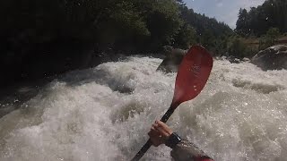 Kayaking Rhone in Switzerland Grengiols to Brig [upl. by Clements512]