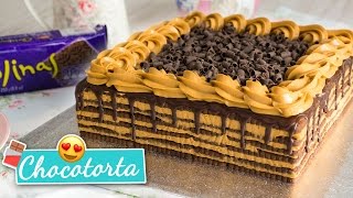 CHOCOTORTA  Postre sin horno  Quiero Cupcakes [upl. by Cheadle]