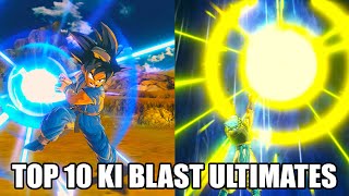 RANKING THE TOP 10 KI BLAST ULTIMATES AFTER DLC 13  XENOVERSE 2 [upl. by Tenn]