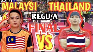 FINAL TAKRAW WORLD CUP 2024 🟠MALAYSIA VS THAILAND 🟠 [upl. by Aekal941]