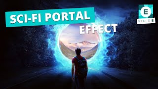 Create A SciFi Portal Effect in Pixlr E [upl. by Sinoda]