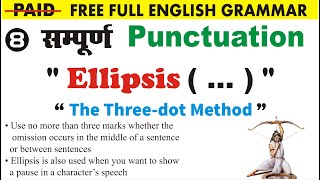 Use of Ellipsis quot The Threedot Method quot In English Grammar UphaarClasses [upl. by Cavan]