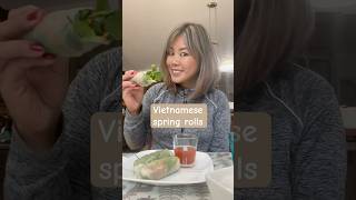 Vietnamese spring rolls cooking foodcookingchannel food asianfoodcooking recipe [upl. by Larentia]