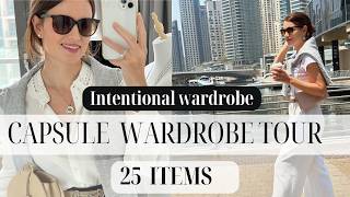 How I Build my Minimalist DREAM Capsule Wardrobe  Wardrobe tour [upl. by Jumbala]