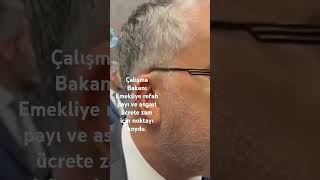 Emekliye refah payı ve asgari ücrete ek zam açıklaması emeklizammı sondakika emekliyezam shorts [upl. by Tamera]