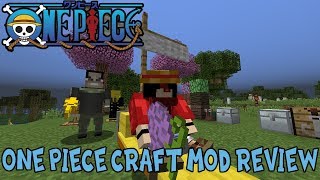 NEW DEVIL FRUITS HAKI BOATS amp MORE  Minecraft One Piece Craft Mod Review [upl. by Ruenhcs]