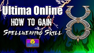 ULTIMA ONLINE  HOW TO GAIN SPELLWEAVING  SKILL GAIN  UO  2022 [upl. by Aseral]