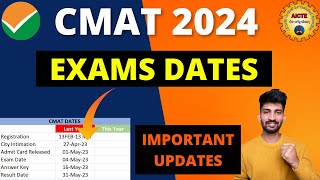 CMAT Exam Dates 2024  CMAT 2024 Expected Exam Dates [upl. by Uda]