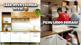 Compramos a Cozinha PERFEITA l ORGANIZANDO E MONTANDO MINHA NOVA COZINHA 😍 [upl. by Ykcor]