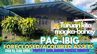 PART2SAAN MAKIKITA ANG MGA FORECLOSED PROPERTIES SA PAGIBIG PAANO ANG HOUSE INSPECTION amp BIDDING [upl. by Kat]