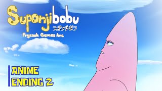 Suponjibobu Anime  Ending 2 Original Animation [upl. by Anaitsirk892]