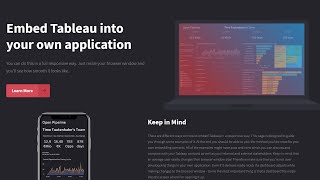 Embedding Tableau Responsively [upl. by Poppy]