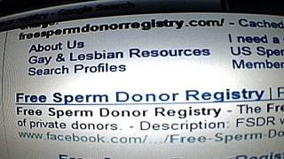 Finding Free Sperm Donors Online [upl. by Safier]