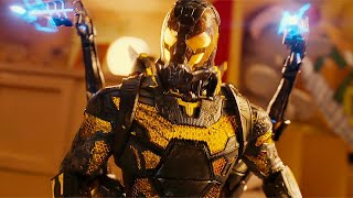 AntMan vs Yellowjacket  Train Fight Scene  AntMan 2015 Movie CLIP HD [upl. by Sirraj208]