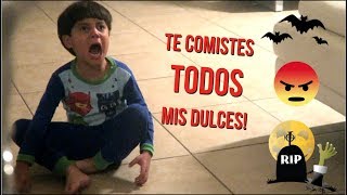 Jacob nos comimos todos tus dulces Broma 👻 🎃 Familia Latorre Halloween Special [upl. by Marpet]