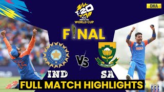 IND Vs SA Highlights Full Match Team India Become Champions I T20 World Cup 2024 Final Highlights [upl. by Ahsiema665]