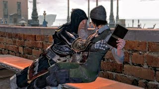 Rosa Flirts with Ezio at the Docks in Venice Assassins Creed 2 [upl. by Bride114]