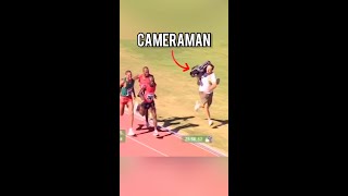 Cameraman Runs Faster Than The Athletes Again [upl. by Weld]