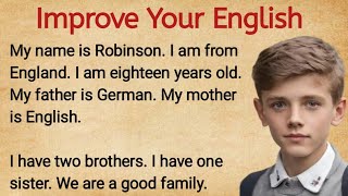 Robinson Crusoe Part One  Improve Your English Interesting Story  Learn English Through Stories [upl. by Ecnahs885]