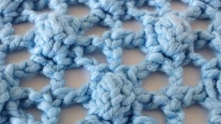 Lacy Bobbles Free Crochet Pattern  Right Handed [upl. by Estus641]