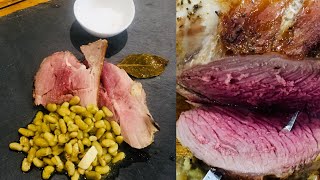 Délicieux gigot dagneau flageolets cuisiné au four [upl. by Merissa549]