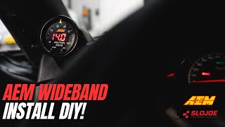 C6 Corvette AEM Wideband Install DIY [upl. by Renrag]