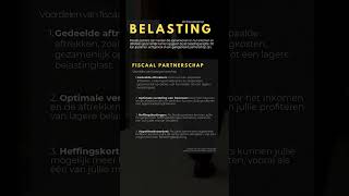 Belastingvoordelen Fiscale Partners belasting aandelen belastingdienst [upl. by Notloc]