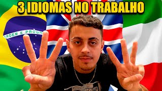 COMO É TRABALHAR EM 3 IDIOMAS AO MESMO TEMPO EM LONDRES [upl. by Arais]