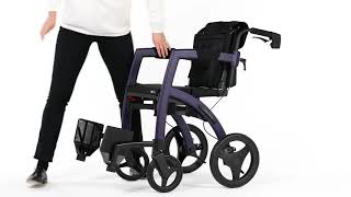 Rollz Motion binnen enkele seconden van rollator naar rolstoel Totale Zorgwinkel [upl. by Joseph]