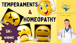 Temperaments and Homeopathy four temperaments temperament types temperament in homeopathy [upl. by Eahsan]